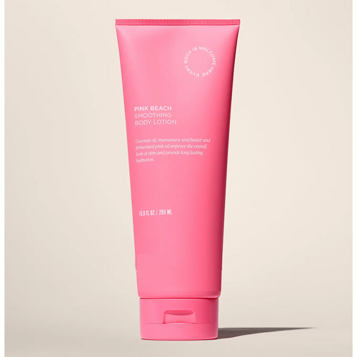 Pink Beach Body Lotion – Nourishing Lotion with Coconut Oil, Murumuru Seed Butter & Allantoin